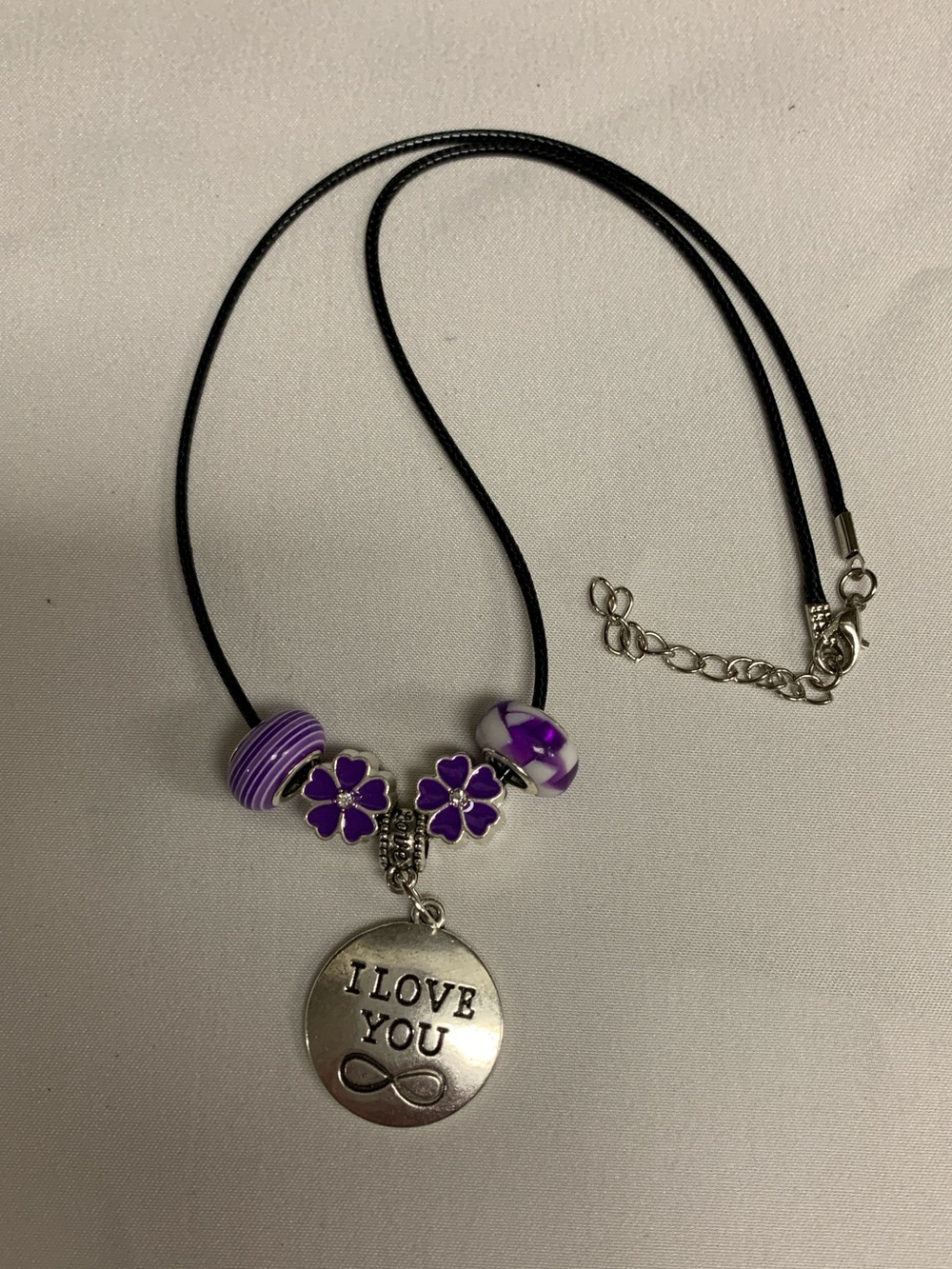 Charm Pendant “I Love You” Necklace